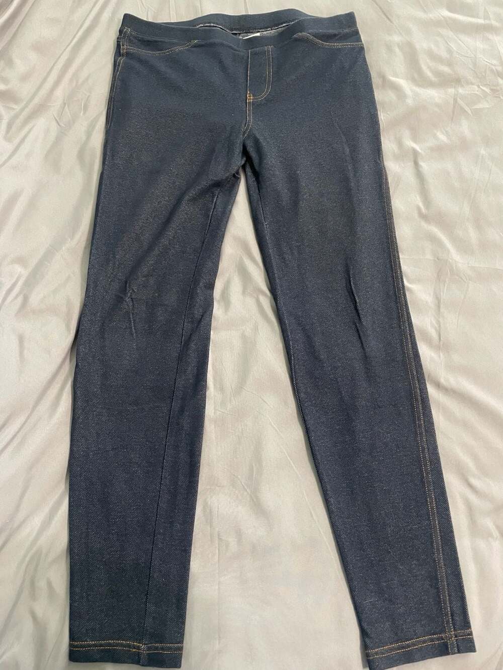Dark Blue Denim Jeggings